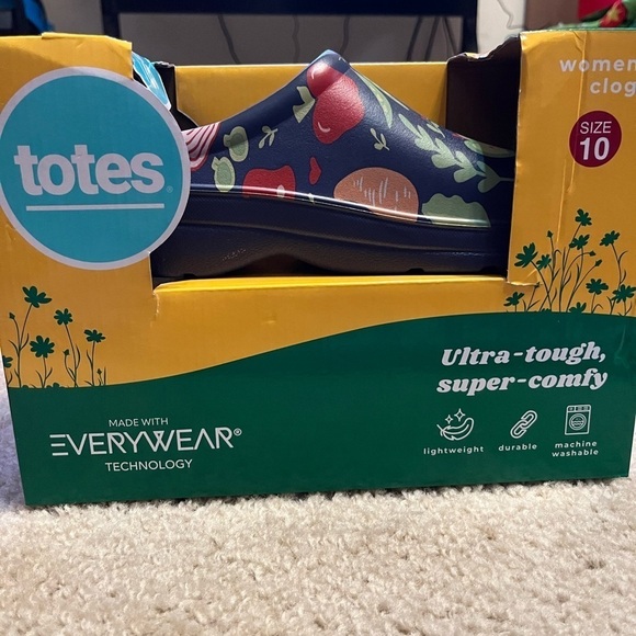 NWT totes Women's Everywear Bailey Clog size 10 - Picture 5 of 5